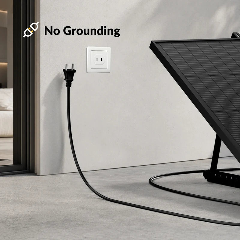 Easy Plug n Play Solar 1200W 120V Plug-In Solar Kit with Zero-Export Gateway