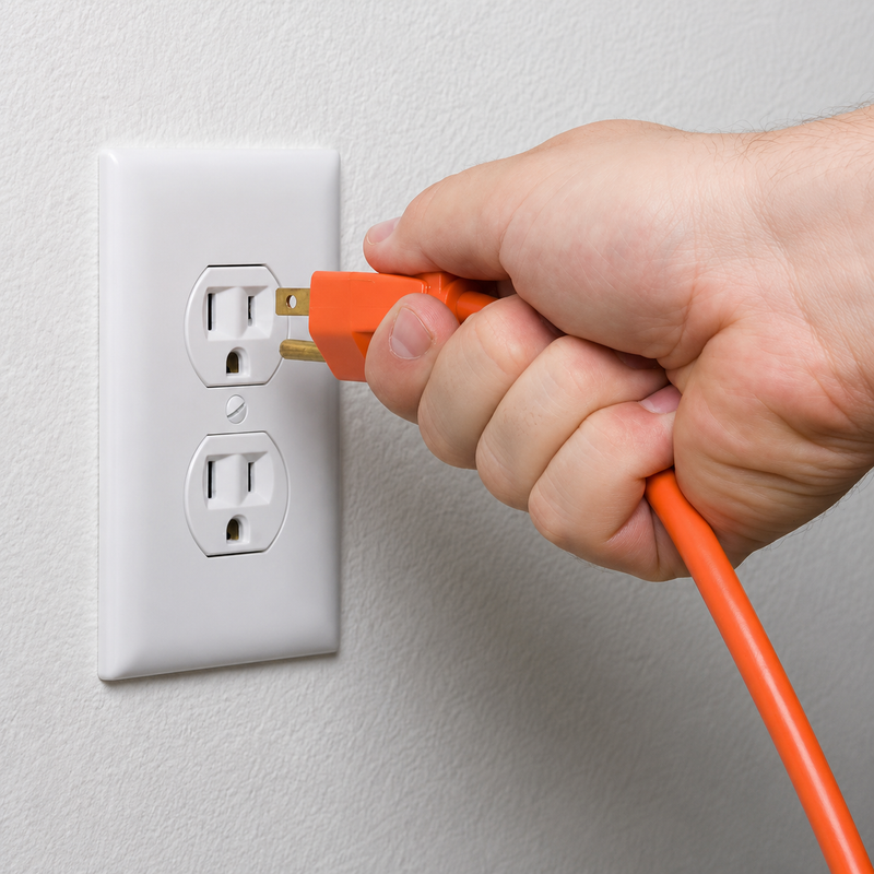 Step 2: Connect and plug in the system
