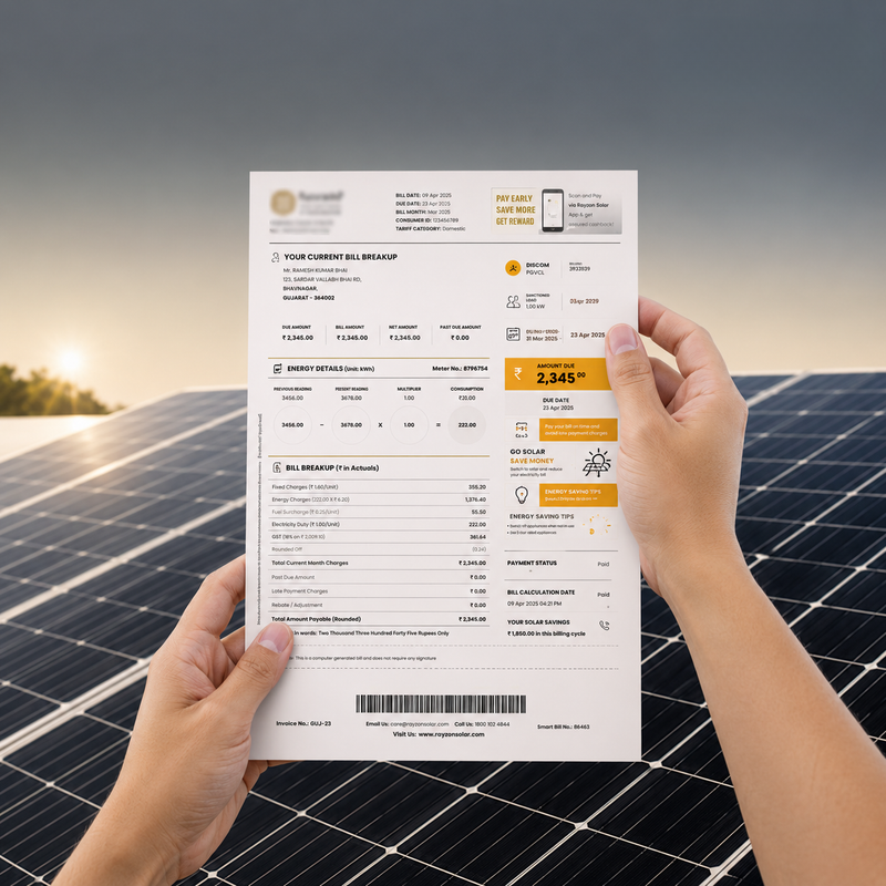 Step 3:  Start generating power and reducing your electric bill